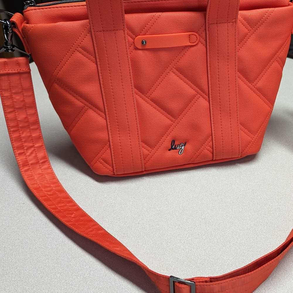 Lug Dory Matte Luxe VL Crossbody bag purse Orange
